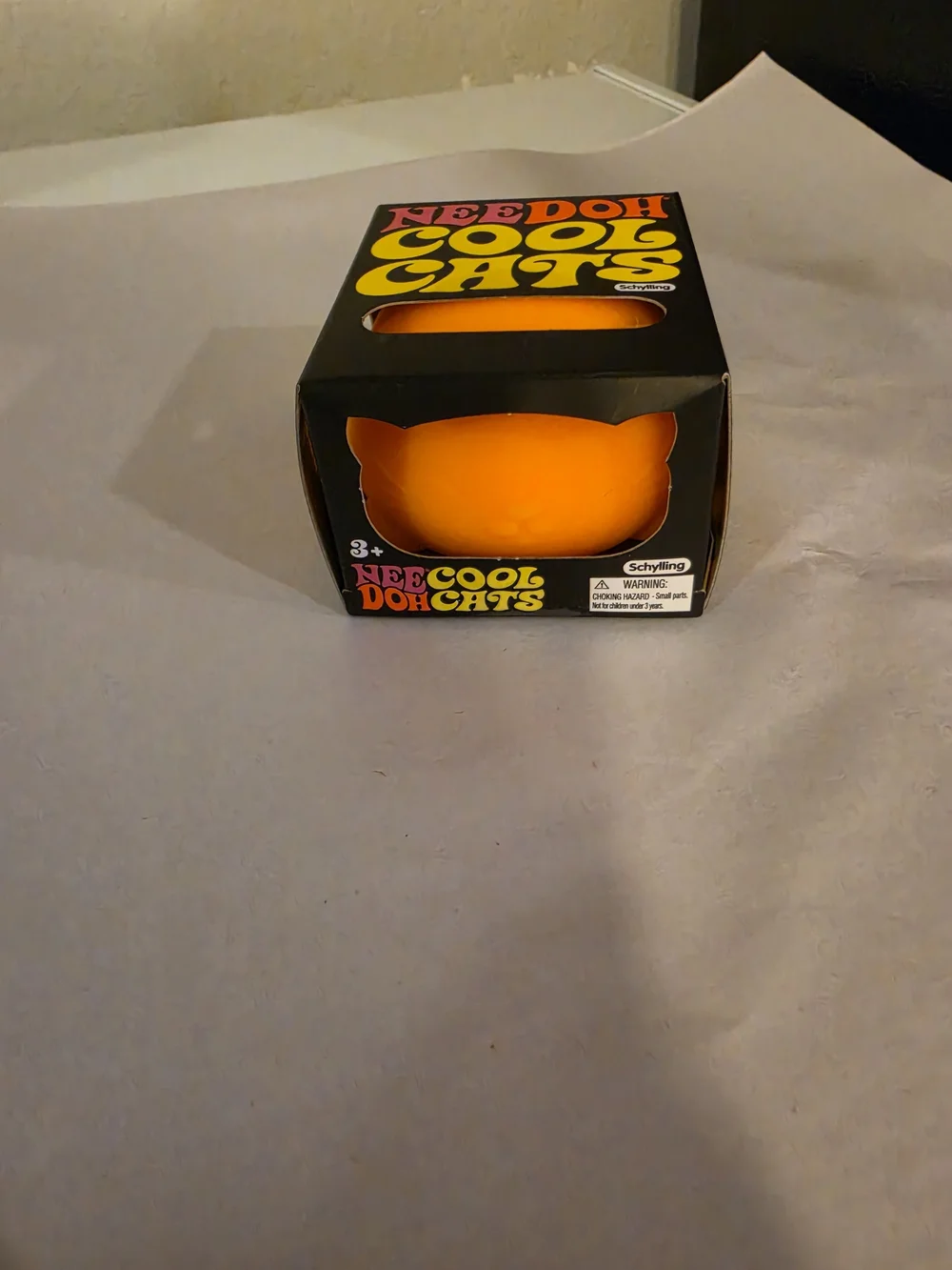 Needoh Cool Cats Squishy Orange 🐈😻🧡